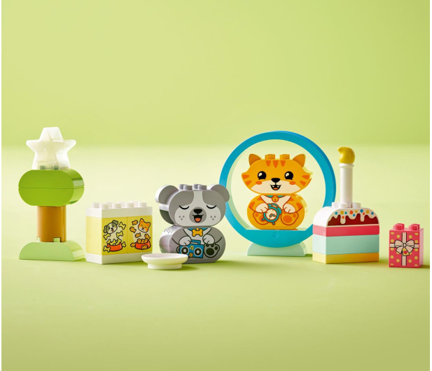 LEGO DUPLO 10977 Mój pierwszy szczeniak i kotek z odgłosami - 1040652 - zdjęcie 8